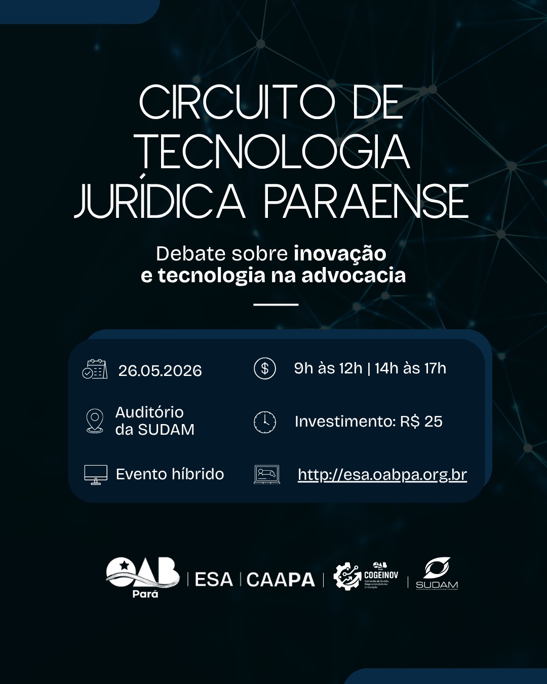 Circuito de Tecnologia Jurídica Paraense - AO VIVO